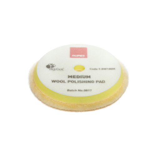 RUPES BigFoot Yellow DA Wool Medium Polishing Pad