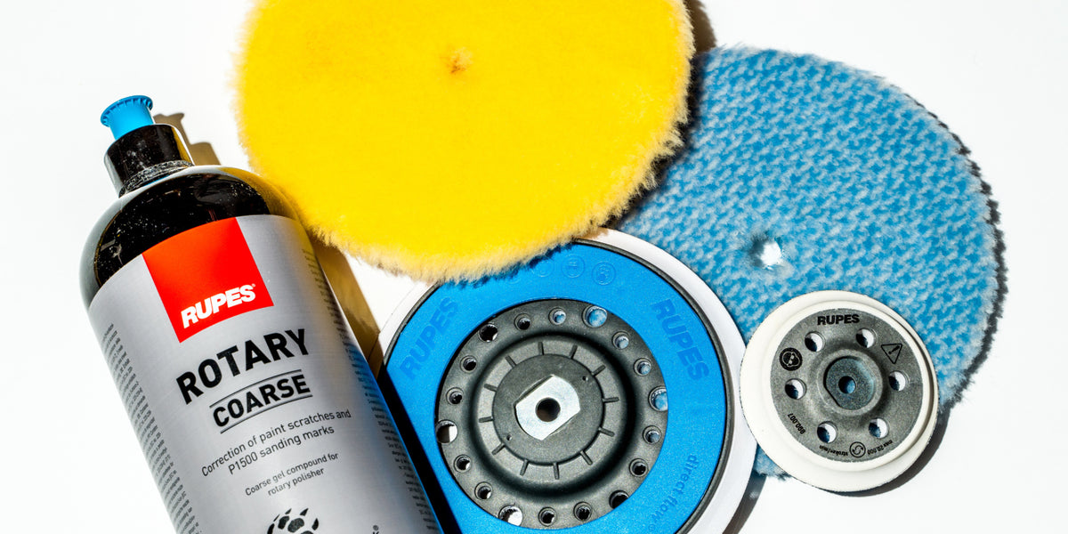Rupes Polishers, Compounds, Pads
