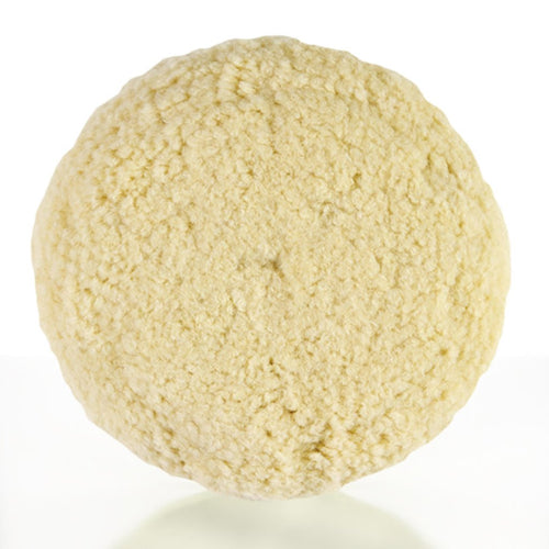 Buff And Shine Double Sided Heavy Cut Wool Pad- 8" X 1.25"